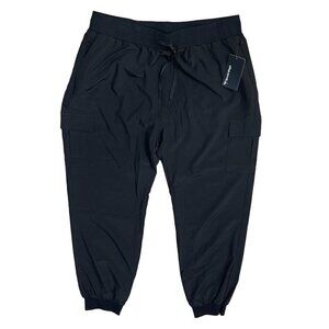 New Special Magic Women's Jogger Pants Elastic Waist Black Size 2XL